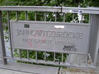 Brückenschild der Jannowitzbrücke