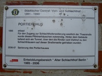 Zentralschlachthof Berlin Portierhaus
