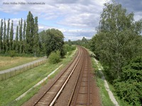 VnK-Strecke Fußgängerbrücke Grabensprung Biesdorf