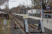 Bahnhof Spindlersfeld Prellbock