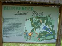 Infotafel Blumberger Lenné Park