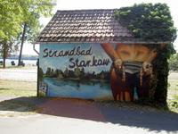 Beachvolleyball Mural am Strandbad Storkow