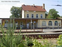 Bahnhof Wünsdorf Empfangsgebäude Wartehalle