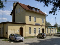 Bahnhof Wünsdorf Empfangsgebäude mit Bahnhofsrestaurant