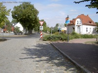 Berkenbrück Dorfplatz Kreuzung