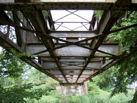 Finowkanal Eisenbahnbrücke Heidekrautbahn