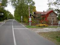 Rehfelde Bahnübergang Strausberger Straße