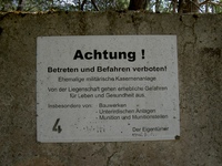 Biesenthal Vorwerk Bombenlager