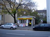 Kiosk in der Ruschestraße in Berlin-Lichtenberg, ehem. Zwangsarbeiterlager