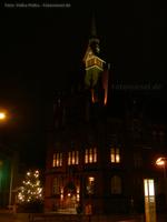 Rathaus Lichtenberg bei Nacht