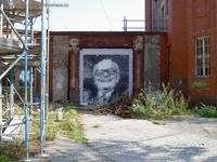 Erich Honecker Graffiti VEB Stern-Radio-Berlin Weißensee