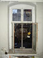 Blick zum Fenster Altes Schliemannhaus