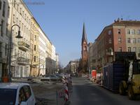 Knaakstraße mit Immanuelkirche