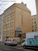 Mural in der Friedenstraße in Friedrichshain