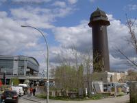 Ringbahnhalle und Wasserturm am Ostkreuz