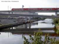 Berlin-Spandauer-Schifffahrtskanal Eisenbahnbrücke Überflieger