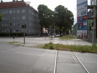 Neukölln-Mittenwalder Eisenbahn Industriegleis Bergholzstraße