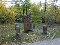 Volkspark Wuhlheide Gedenkstein Albert Krieger