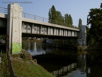 Eisenbahnbrücke Berliner Ringbahn Neuköllner Schifffahrtskanal
