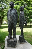 Einsteinpark Skulptur Einstein