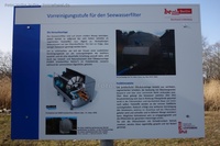 Vorreinigungsstufe Seewasserfilter Obersee Infotafel