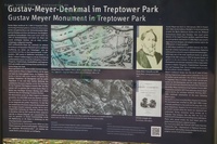 Gustav-Meyer-Denkmal Infotafel Treptower Park