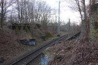 Stralsunder Kurve Eisenbahnbrücke Rangierbahnhof Wuhlheide