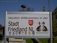 Willkommensschild Stadt Friedland