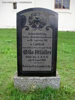 Grabstein für Otto Müller in Britz