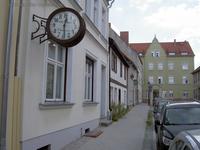 Wohnhäuser in der Neuen Bergstraße in der Altstadt von Bad Freienwalde