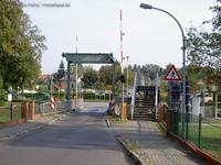 Klappbrücke an der Schleuse Neue Mühle in Königs Wusterhausen