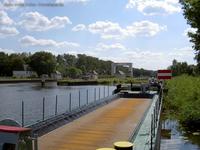 Lehnitzschleuse in Oranienburg im Oder-Havel-Kanal