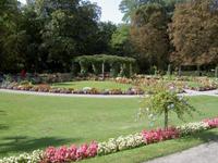 Blumengarten an der Orangerie im Neuen Garten in Potsdam