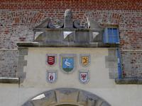 Wappen am Palasportal der Burg Storkow