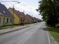 Landarbeiterhäuser an der Dorfstraße in Trebnitz