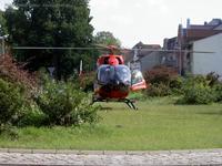 Hubschrauber der DRF Luftrettung in Erkner