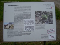 Haselberg Infotafel Parkmauer
