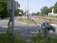 Strausberg-Herzfelder Kleinbahn Bahnübergang Bahnhof Strausberg