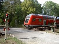 Erkner Bahnübergang Oberförsterei