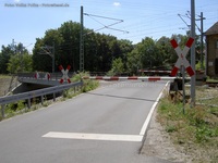 Zossen Oertelufer Bahnübergang Nottekanal Eisenbahnbrücke