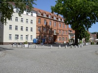 Zossen Altstadt Marktplatz Rathaus