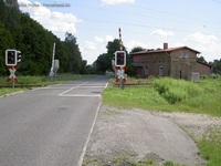 Danewitz Bahnübergang Stettiner Bahn