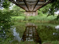 Finowkanal Eisenbahnbrücke Heidekrautbahn