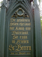 Großbeeren Kirchhof Obelisk Ehrenmal