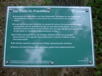 FriedWald Fürstenwalde Infoschild