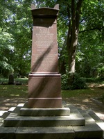 Friedhof Grüntal Obelisk Familie Schütz