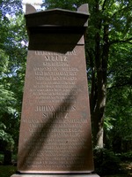 Friedhof Grüntal Obelisk Familie Schütz