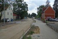 Baustelle Ernst-Thälmann-Straße Strausberg Vorstadt