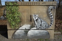 Graffiti Tierpark Berlin Katta