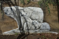 Graffiti Tierpark Berlin Eisbären